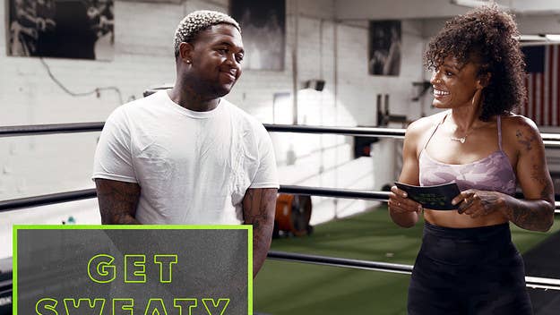 Get sweaty with Melissa Alcantara as she is joined by Mustard in this intense workout. Check out their authentic conversation on how transformations are for anyone with the right determination and consistency, Mustard’s career backup plan and what’s on his goto workout playlist in this new episode.