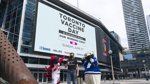 The Toronto vaccination "Our Winning Shot” event at Scotiabank Arena is set to break records with more than 10,000, people vaccinated in a single day.