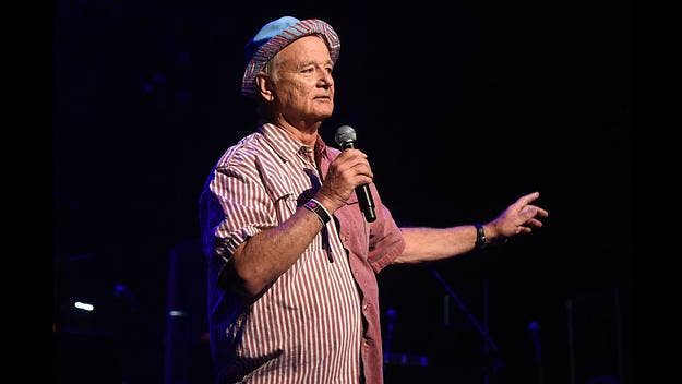 In an emotional moment, Bill Murray led a chant of "Take Me Out To The Ball Game" in the first fully packed Chicago Cubs home game since COVID began a year ago.