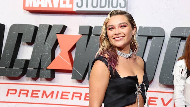 Ahead of the release of her latest film 'Black Widow,' Florence Pugh addressed the criticism she faces for dating her longtime boyfriend Zach Braff.