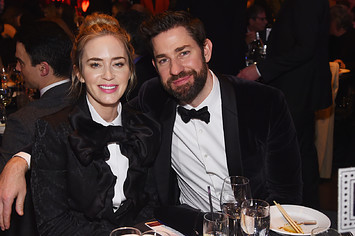 Emily Blunt and John Krasinski attend the 71st Annual Writers Guild Awards.