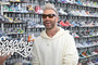 Adam Levine Goes Sneaker Shopping With Complex
