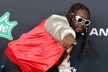 T-Pain attends the BET Hip Hop Awards 2019 at Cobb Energy Center