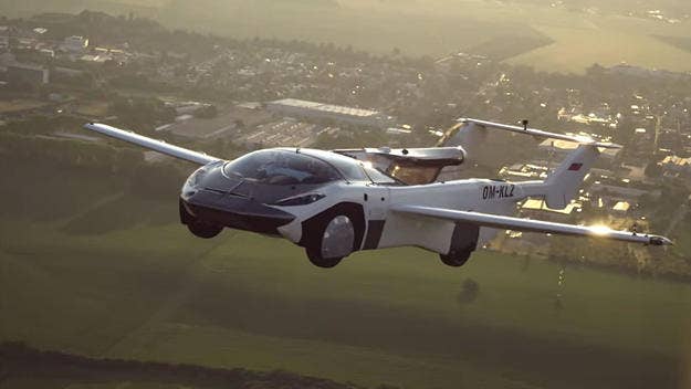 A prototype of a flying car from a company called Klein Vision completed a successful 35-minute test flight between two airports in Slovakia on Monday.