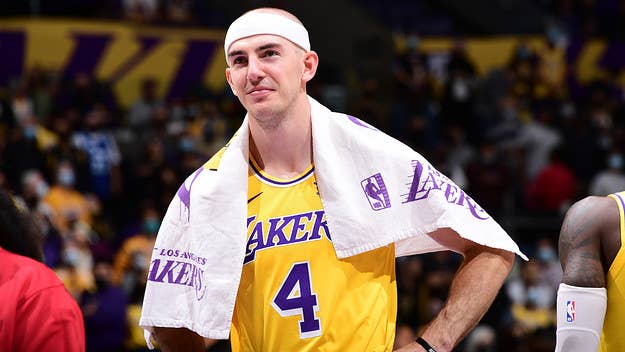 27-year-old Los Angeles Lakers player Alex Caruso was arrested for marijuana possession in Brazos County, Texas on Tuesday, jail records show.