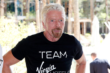 Sir Richard Branson attends the "Unstoppable Weekend" kick off event.