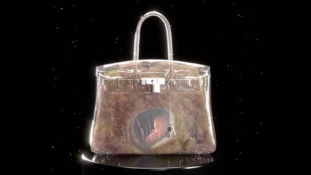 According to one of the artists responsible for the new baby-focused Birkin NFT, the idea was loosely inspired by North West and a Gunna song.