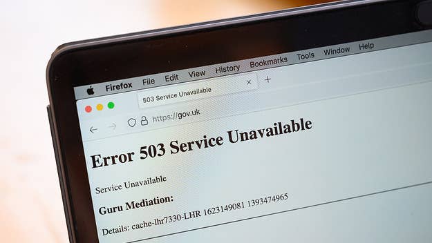 The outage, per a spokesperson for the cloud service company Fastly, was later identified as a service configuration "that triggered disruptions" globally.