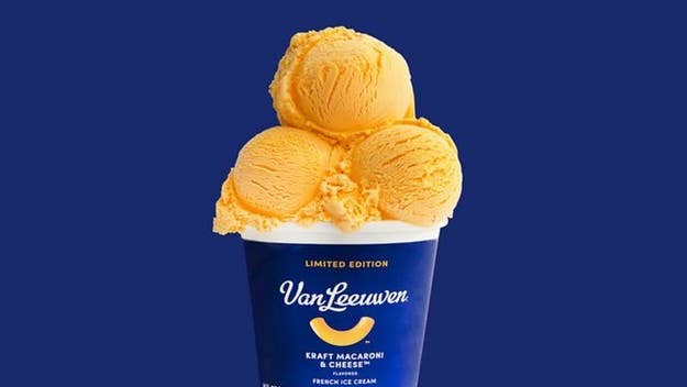 Just in time for this week's National Macaroni & Cheese Day, Kraft has partnered with Van Leeuwen Ice Cream to create a savory mac and cheese-flavor.