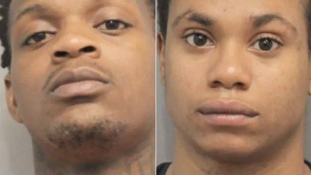 Two suspects have been arrested and charged after they allegedly brandished a gun on McDonald's employees during an argument about salt on their fries.