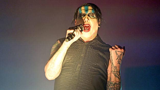 Authorities have issued an arrest warrant for Marilyn Manson, allegedly because a videographer says some of Manson's spit got on them at a concert in 2019.