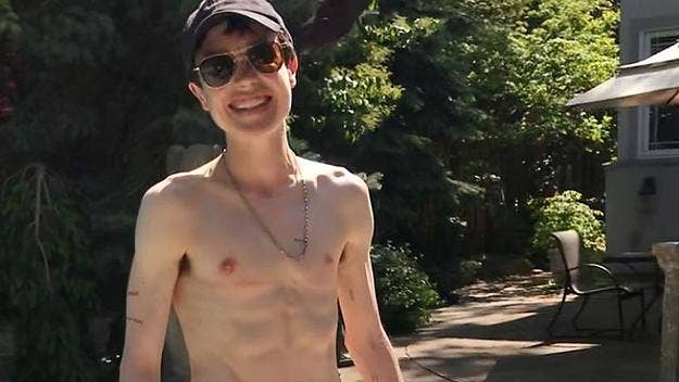 The 34-year-old Academy Award nominee posted a shirtless picture, his first since revealing he had top surgery, on Instagram Monday and he's all smiles.