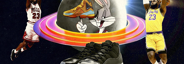 What shoes did jordan wear in hot sale space jam