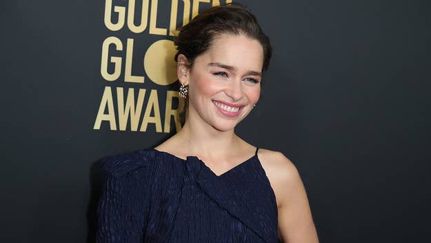 Fresh off joining the cast of Marvel's "Secret Invasion," Emilia Clarke revealed what she loves about the MCU: "I feel like they're the Apple of this world."