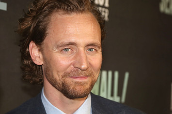 Tom Hiddleston poses at the opening night of "Sea Wall/A Life" on Broadway.