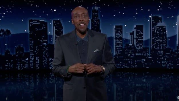 Arsenio Hall stepped up to host 'Jimmy Kimmel Live,' producing a 'Coming to America'-themed edition of the show’s “Lie Witness News” segment.