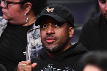 Jaleel White attends a basketball game between the Los Angeles Lakers and the Brooklyn Nets