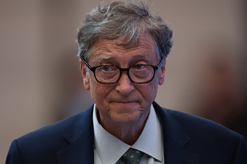 Bill Gates attends a forum at the first China International Import Expo.
