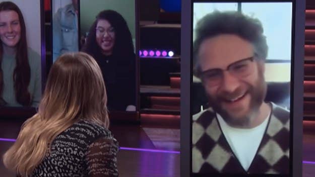 Rogen hopped on a call with the singer/host for an episode of the 'Kelly Clarkson Show,' where the two discussed the popular line from 'The 40-Year-Old Virgin.'