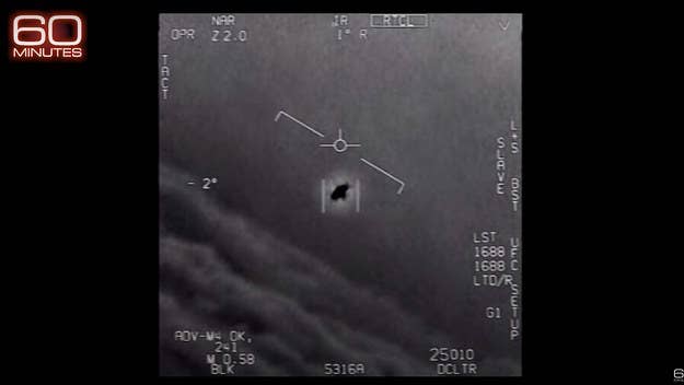 A former navy pilot told '60 Minutes' in a new interview that he's seen hundreds of UFOs since 2015, and considers them a threat to security.