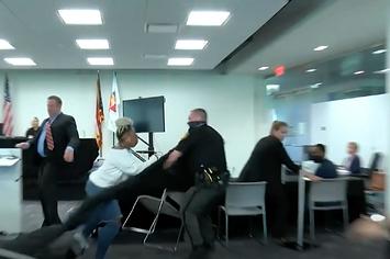 Heated altercation breaks out at trial
