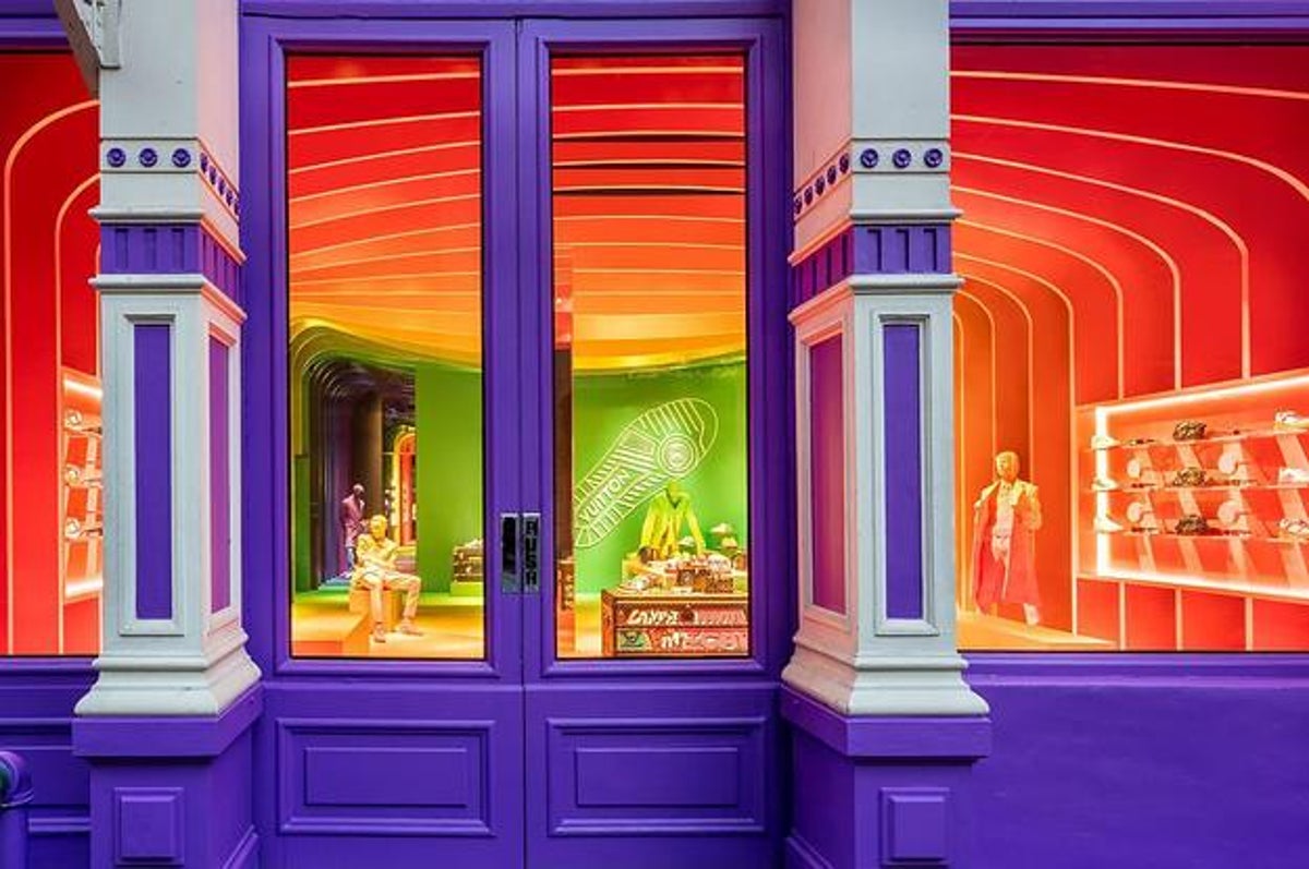 Louis Vuitton opens green pop-up store in New York