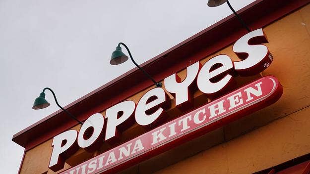 Police are investigating a controversial sign that was posted near a Popeyes drive-thru in St. Louis, Missouri that refused service to white people.