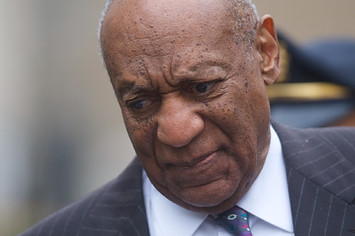 Bill Cosby departs the Montgomery County Courthouse after the first day of his sexual assault retrial.