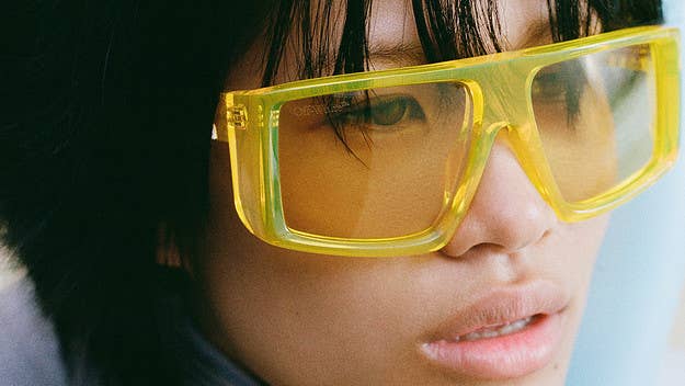 The rollout for the new eyewear collection also includes a virtual try-on option and a new AR filter that's available on Off-White's Instagram page.