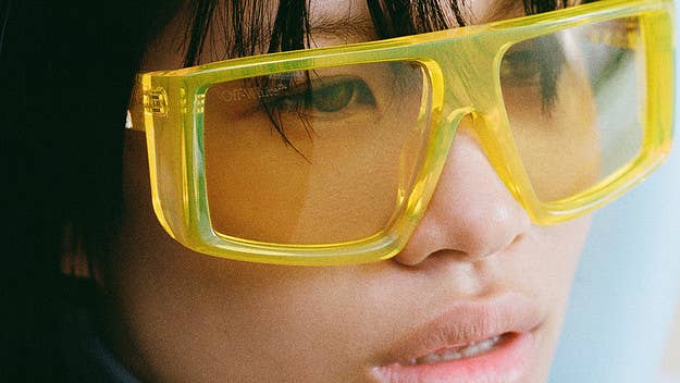 The rollout for the new eyewear collection also includes a virtual try-on option and a new AR filter that's available on Off-White's Instagram page.