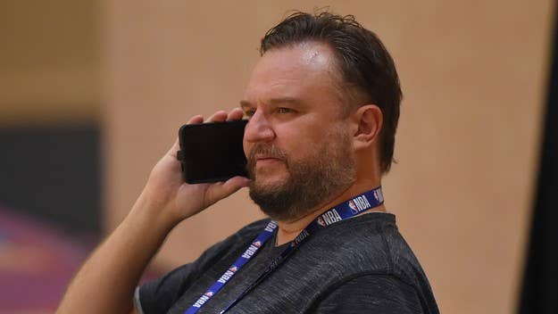 Daryl Morey raised eyebrows when he shared a picture of Steph Curry praising his brother Seth for his great performance in the Sixers’ close-out game.