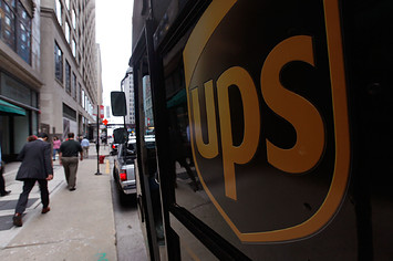 A United Parcel Service Inc. (UPS) truck makes deliveries July 23, 2009 in Chicago, Illinois.