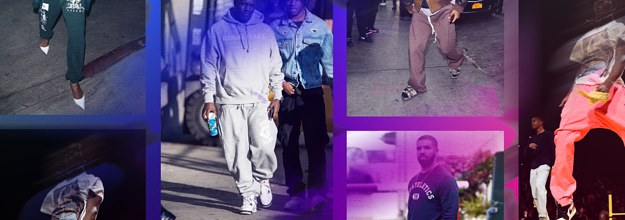 ASAP Rocky Wears Rick Owens Blazer, Cargo Pants and Sneakers in