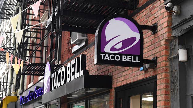 A vehicle drove through a small group of people standing outside a Taco Bell in Maryland, resulting in three injuries. Police are searching for the suspect(s)