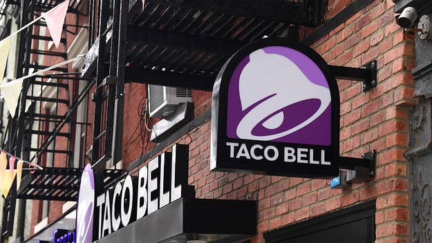 A vehicle drove through a small group of people standing outside a Taco Bell in Maryland, resulting in three injuries. Police are searching for the suspect(s)