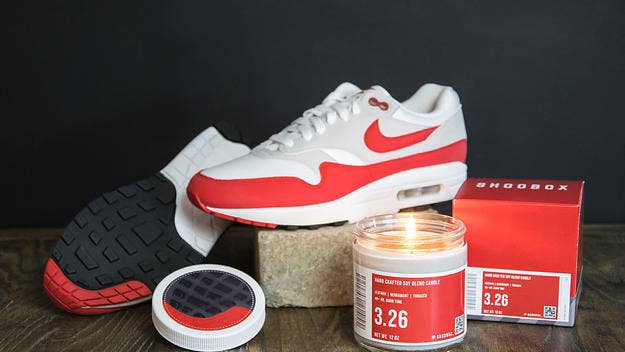 The celebrate Air Max Day, Shoobox is dropping a limited run of candles that are designed to smell just like a pair of fresh-out-the-box sneakers.