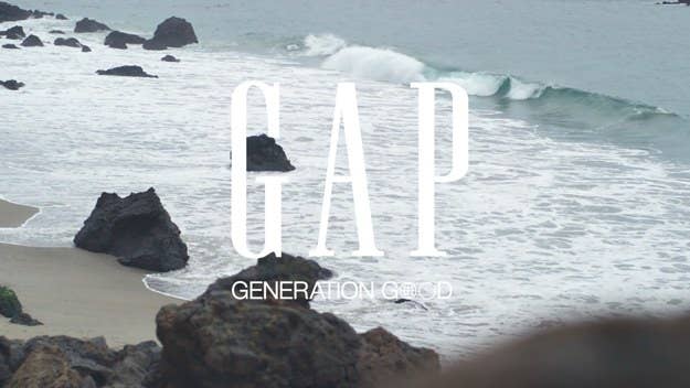 The Generation Good collection is part of Gap's larger goal of promoting sustainability company-wide by using less water and better materials.