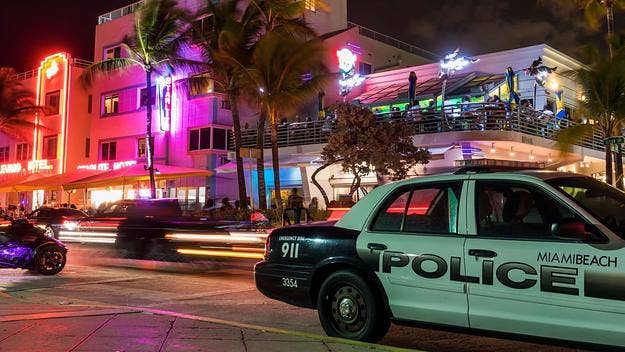 Miami Beach Police Department officers wound up using pepper balls to disperse a disruptive, large crowd and to take a suspect into custody.