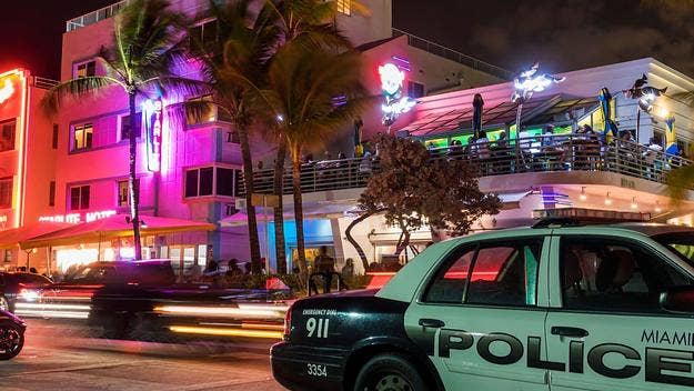 Miami Beach Police Department officers wound up using pepper balls to disperse a disruptive, large crowd and to take a suspect into custody.