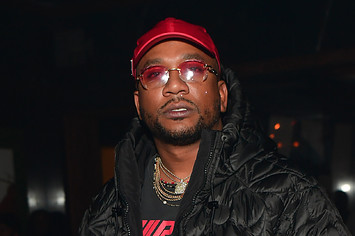 Cyhi The Prynce attends Meezy Birthday Event at Gold Room