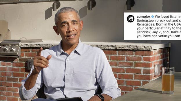 Two-term POTUS Barack Obama hosts a Spotify podcast with rock legend and longtime friend Bruce Springsteen called 'Renegades: Born in the USA.'