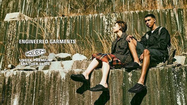 KEEN and Engineered Garments have reunited for Spring/Summer 2021 to create another clean open air shoe that blends style with sustainability.