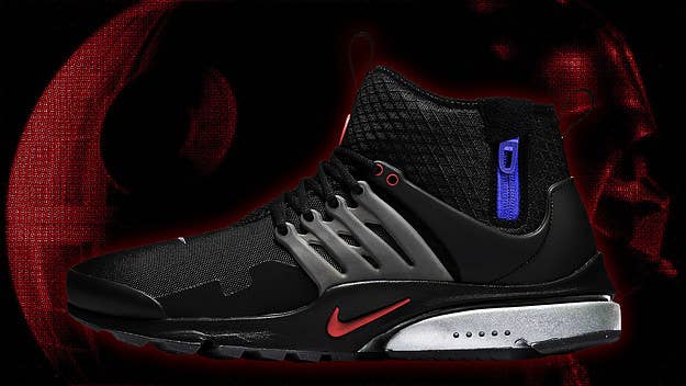 The Nike Air Presto Mid Utility will use Darth Vader, Boba Fett, and Bossk-style colorways in this trio that's scheduled to arrived in November.
