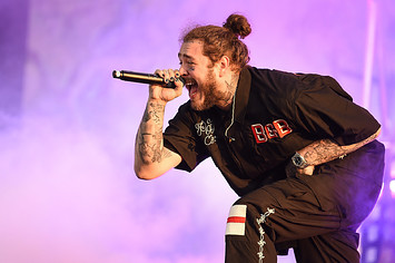 Post Malone performing in 2018