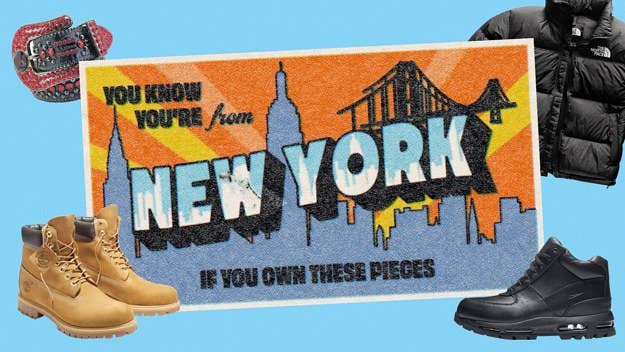 Whether you’re a New Yorker that rocks a Moncler or a North Face jacket with a grey brim Yankee fitted, you know you’re from NYC if you own these pieces.

