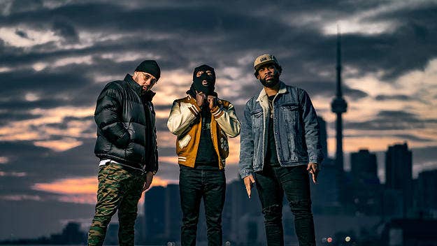 The Toronto rap trio of Rich Kidd, Adam Bomb, and Tona have just dropped a visual “Sriracha,” a track off their upcoming album Thoughts and Prayers. 