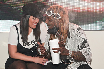 Denise Bidot and Lil Wayne