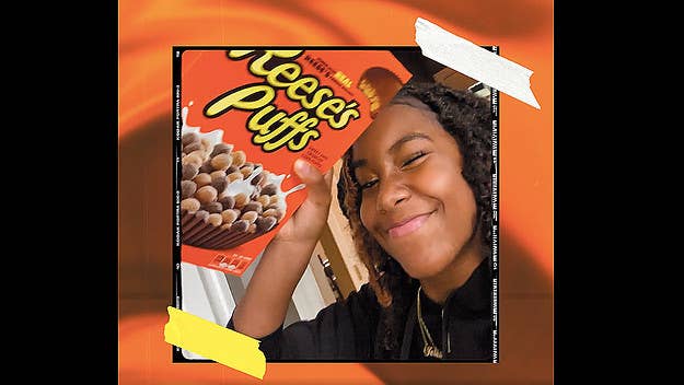 Jalaiah Harmon is a 14-year-old professional dancer who stays on the move. But she can't do it without a bowl of Reese's Puffs cereal for breakfast. 