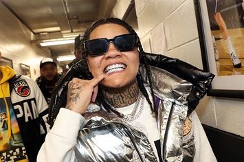 Young M.A backstage