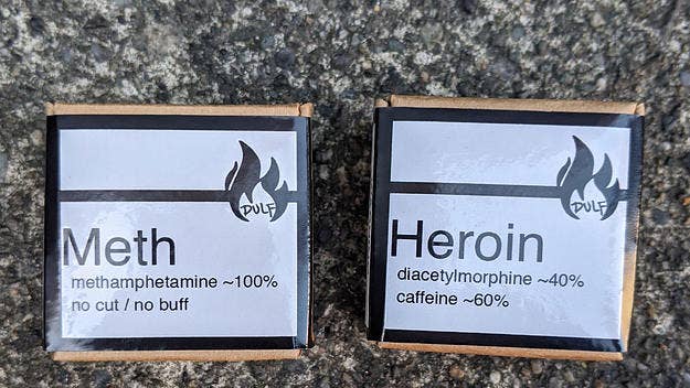 The group handed out samples of cocaine, heroin, and meth as the City of Vancouver petitions for the decriminalization of drugs up to a three-day supply.